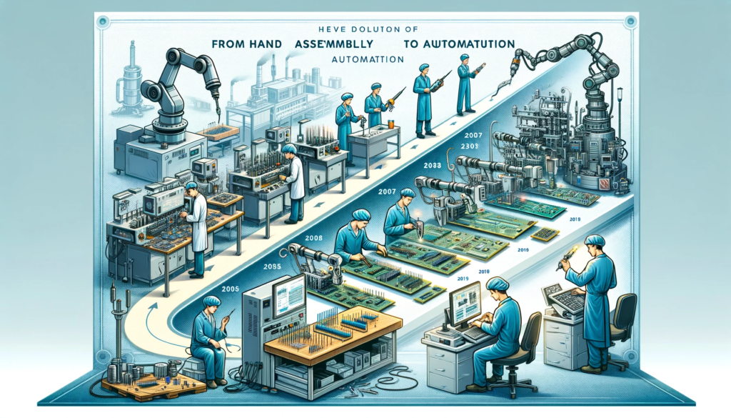 The Evolution Of PCBA Manufacturing From Hand Assembly To Automation